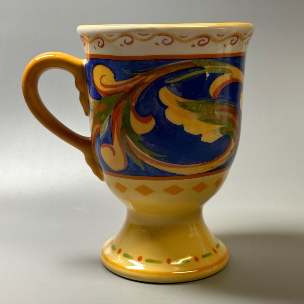 Villla della Luna 2004 - Colorful Footed Mug - Pfaltzgraff